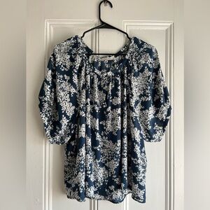 Abercrombie floral blouse